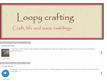 Tablet Screenshot of loopyslostplot.blogspot.com