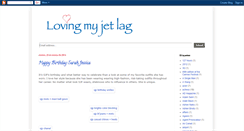 Desktop Screenshot of lovingmyjetlag.blogspot.com