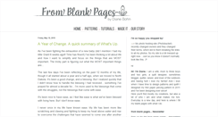 Desktop Screenshot of fromblankpages.blogspot.com