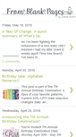 Mobile Screenshot of fromblankpages.blogspot.com