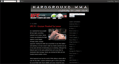 Desktop Screenshot of hardgroundmma.blogspot.com