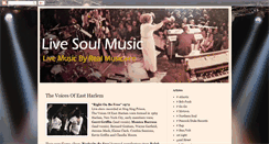 Desktop Screenshot of livesoulmusic.blogspot.com