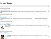 Tablet Screenshot of blogdajamys.blogspot.com