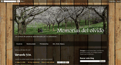 Desktop Screenshot of lasmemoriasdelolvido.blogspot.com