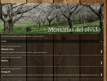 Tablet Screenshot of lasmemoriasdelolvido.blogspot.com