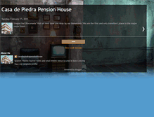 Tablet Screenshot of casadepiedrapensionhouse.blogspot.com