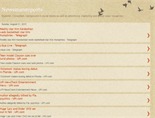 Tablet Screenshot of newsmanreports.blogspot.com