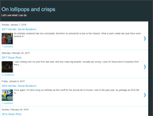 Tablet Screenshot of on-lollipops-and-crisps.blogspot.com