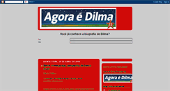 Desktop Screenshot of dilmarousseffpresidente2010.blogspot.com