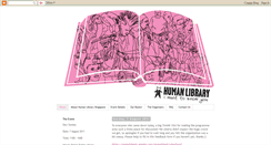 Desktop Screenshot of humanlibrarysingapore.blogspot.com