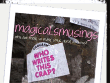 Tablet Screenshot of magicalsmusings.blogspot.com