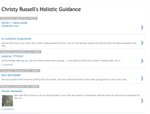 Tablet Screenshot of christyrussellholistic.blogspot.com