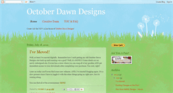 Desktop Screenshot of octoberdawn.blogspot.com