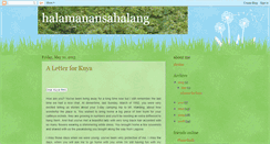 Desktop Screenshot of halamanansahalang.blogspot.com