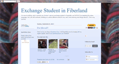 Desktop Screenshot of exchangestudentinfiberland.blogspot.com