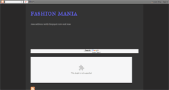 Desktop Screenshot of fashionmania001.blogspot.com