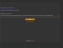 Tablet Screenshot of fashionmania001.blogspot.com