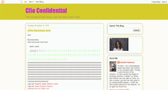 Desktop Screenshot of clioconfidential.blogspot.com