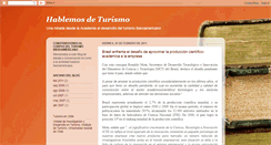 Desktop Screenshot of hablemosdeturismo.blogspot.com