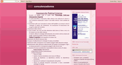 Desktop Screenshot of consulenzadonna.blogspot.com