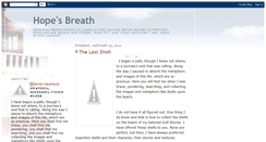 Desktop Screenshot of hopesbreath.blogspot.com