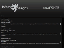 Tablet Screenshot of infernodesigns.blogspot.com