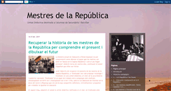 Desktop Screenshot of mestresdelarepublica.blogspot.com