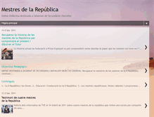 Tablet Screenshot of mestresdelarepublica.blogspot.com