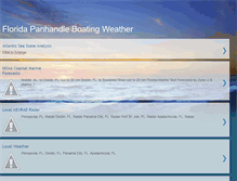 Tablet Screenshot of flpanhandleboatingweather.blogspot.com