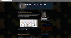 Desktop Screenshot of numismatica-chilena.blogspot.com