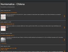 Tablet Screenshot of numismatica-chilena.blogspot.com