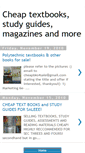 Mobile Screenshot of cheaptextbooks4sale.blogspot.com