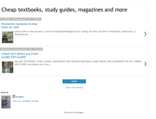 Tablet Screenshot of cheaptextbooks4sale.blogspot.com