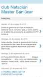 Mobile Screenshot of clubnatacionsanlucarmaster.blogspot.com