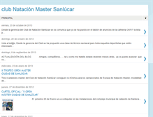 Tablet Screenshot of clubnatacionsanlucarmaster.blogspot.com
