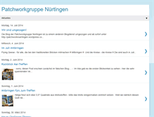 Tablet Screenshot of patchwork-nuertingen.blogspot.com