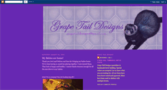 Desktop Screenshot of grapetaildesigns.blogspot.com