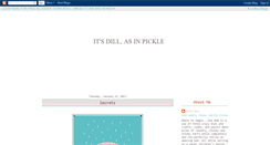 Desktop Screenshot of cathydillasinpickle.blogspot.com