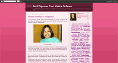 Desktop Screenshot of petitdejchezvaleriesolanas.blogspot.com