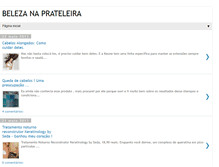 Tablet Screenshot of belezanaprateleira.blogspot.com