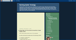 Desktop Screenshot of barkingspiderstrategy.blogspot.com