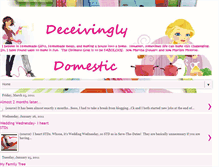 Tablet Screenshot of deceivinglydomestic.blogspot.com