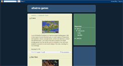 Desktop Screenshot of freeware-games-albatros.blogspot.com