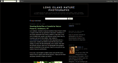 Desktop Screenshot of longislandnaturephotographs.blogspot.com