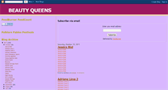 Desktop Screenshot of beauty-queeens.blogspot.com