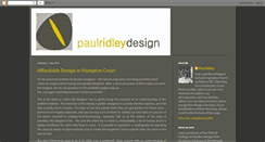 Desktop Screenshot of paulridleydesign-paul.blogspot.com