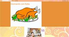 Desktop Screenshot of cocinandoconkatia.blogspot.com