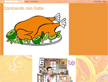 Tablet Screenshot of cocinandoconkatia.blogspot.com