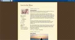 Desktop Screenshot of lostinthemuse.blogspot.com