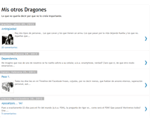 Tablet Screenshot of misotrosdragones.blogspot.com